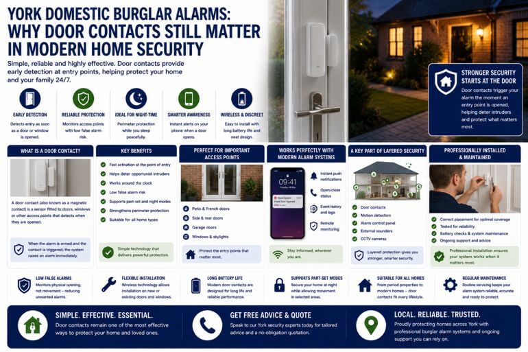 York Domestic Burglar Alarm Door Contacts : Why They Still Matter in Modern Home Security