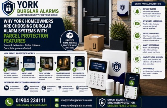 Why York Homeowners Are Choosing Burglar Alarm Systems With Parcel Protection Features