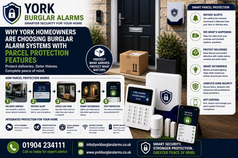 Why York Homeowners Are Choosing Burglar Alarm Systems With Parcel Protection Features