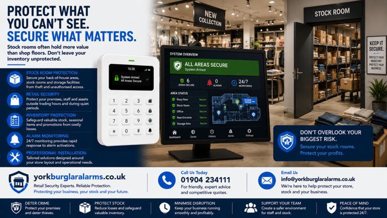 York Retail Security: Why Stock Rooms Are Often More Vulnerable Than Shop Floors